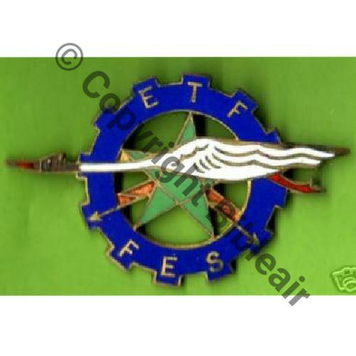 3216.EMGA  ECOLE TRANS FIL FES BLEU ECLAIRS PLEINS ORANGES  COURTOIS Republ Dos lisse 26Eur02.06 